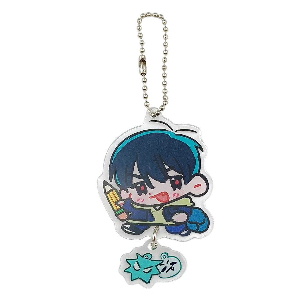 Alien Stage Chibi Keychains Ring For Ivan And Till Cartoon Bag Pendant Accessories Keyring Fans Friends Charm Gifts