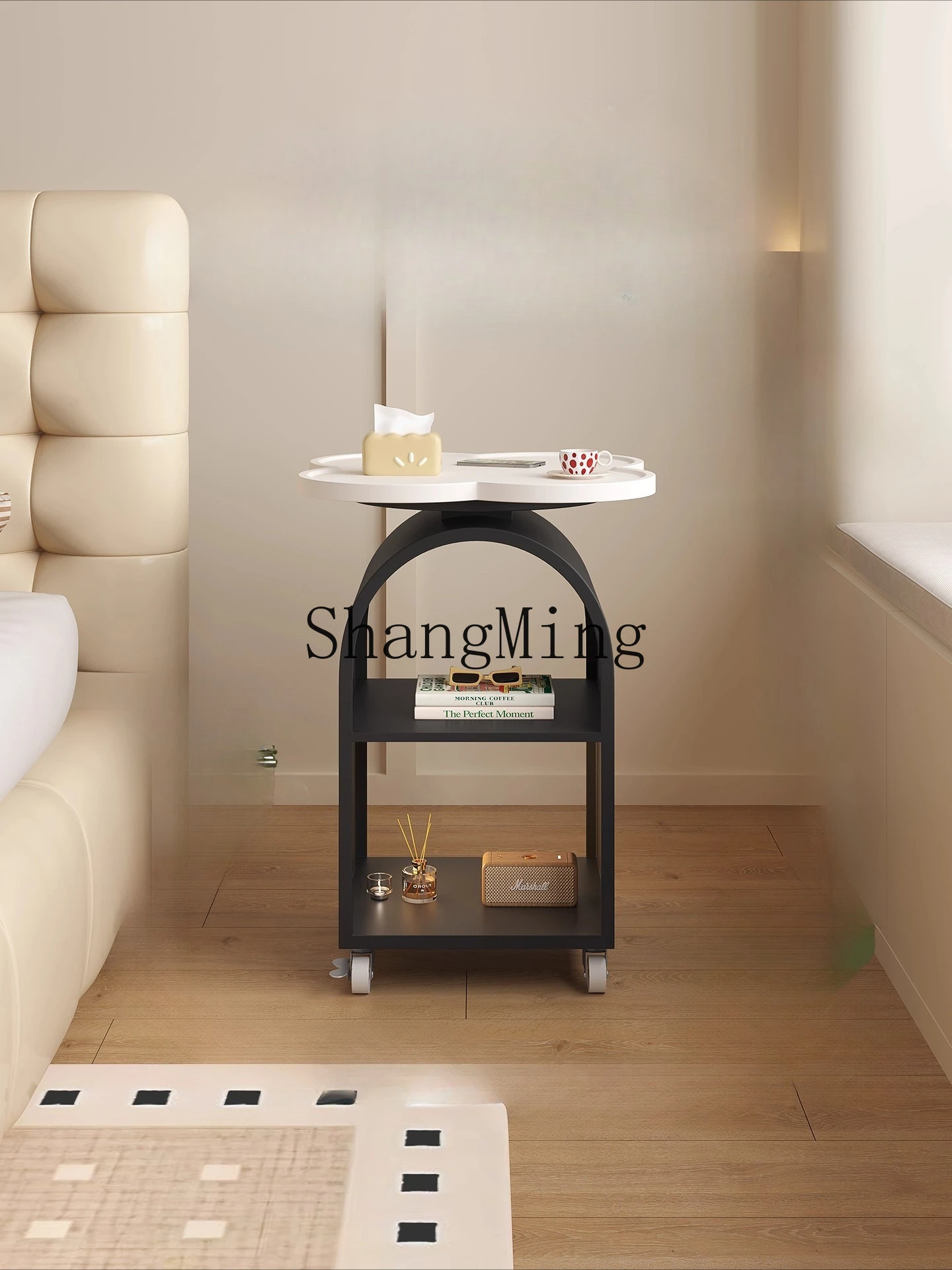 

CL bedside table small apartment household bedroom bedside storage cabinet bedside shelf living room sofa side