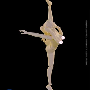 In stock Figure Crazy Lt004 1/12 Double Hair Hair Scale Long Hair Beautiful Girl Flexible Articulations Body 15.8cm Action Figure Model 8 Main Sales Children's Maluco - №7