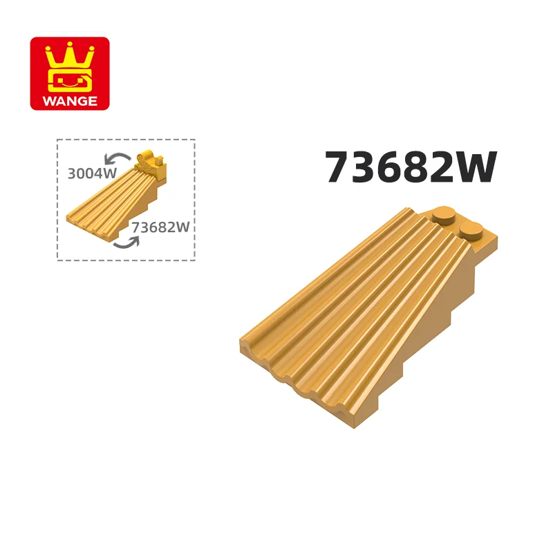 بلاط مستدير Wange من Wange وw \ W W وg \ 26 قطعة بناء من مكعبات Moc متوافقة مع مجموعة ألعاب الأطفال والطوب