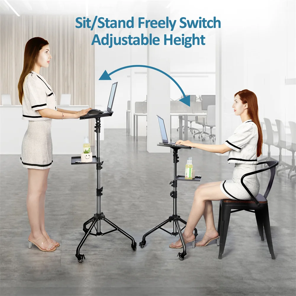 Projector Stand Tripod Laptop Tripod Adjustable Height 23 to 63