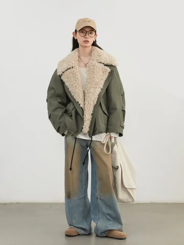 Утепленная хлопковая куртка CHIC VEN для женщин — изображение продукта