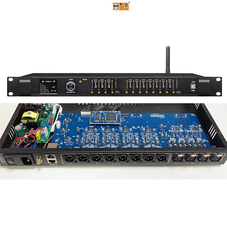 

DriveRack DSP4080 96KHz to 192KHz Loudspeaker Control System Signal 4 in 8 Out Driverack With DSP WIFI FIR