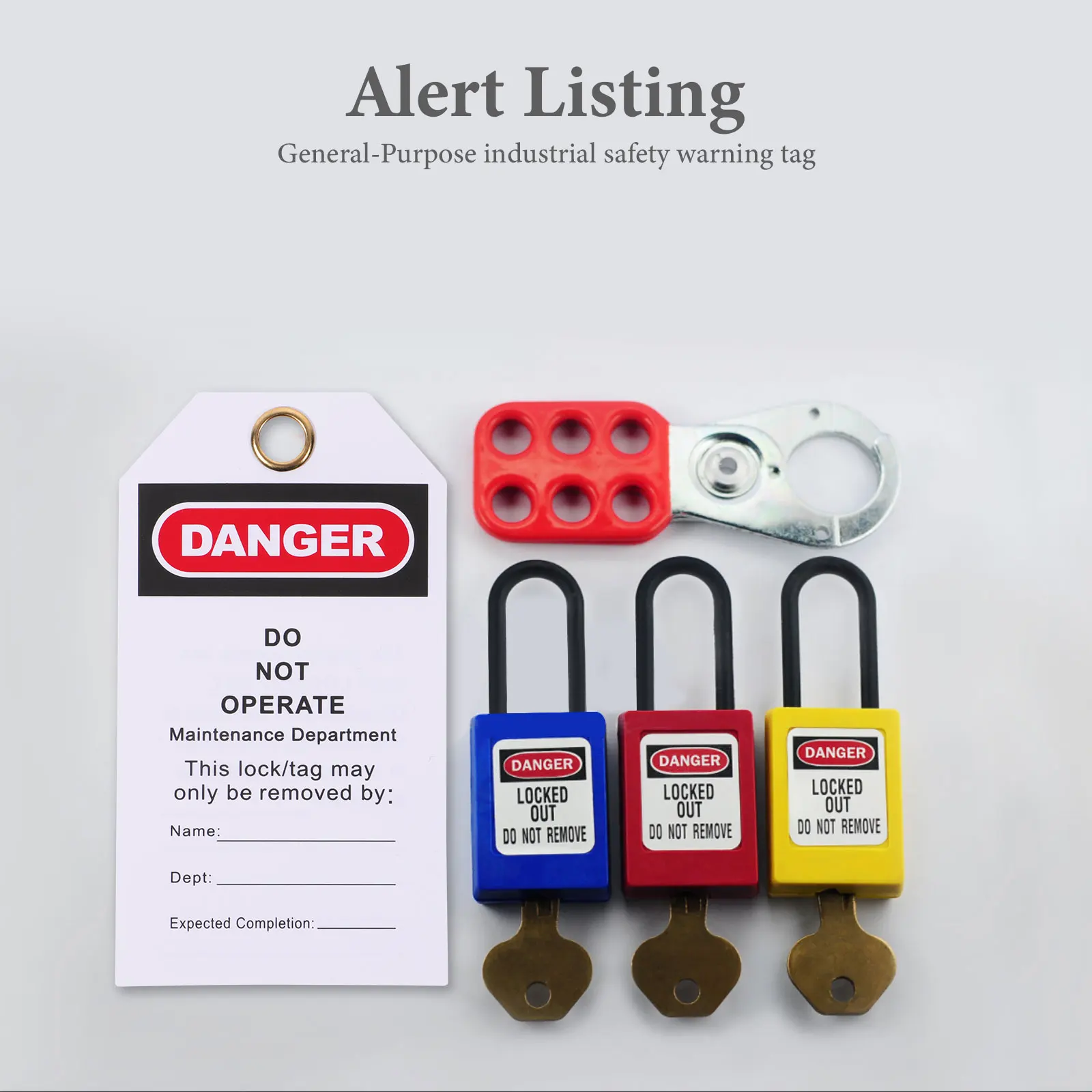 10pcs Safety Labels Do Not Operate Equipment Do Not Operate Hanging Tags Industrial Danger Warning Tags Traffic Signs