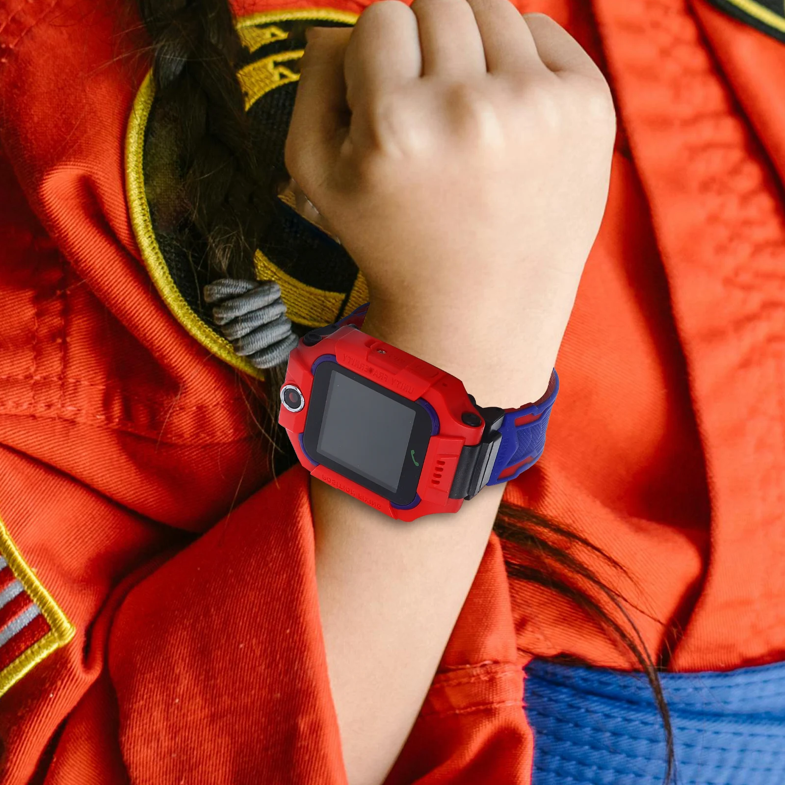 

WaterProof Kids SmartWatch SilicaGel LBSPos WatchesGirls Boys 360Rotate Call AlarmClock