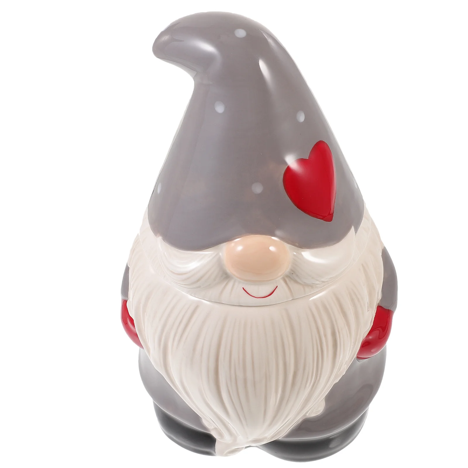 جرة حلوى عيد الميلاد السيراميك الكرتون سانتا كلوز شكل علبة عيد الميلاد مثالية لهدايا الحفلات والديكور جرة حلوى عيد الميلاد