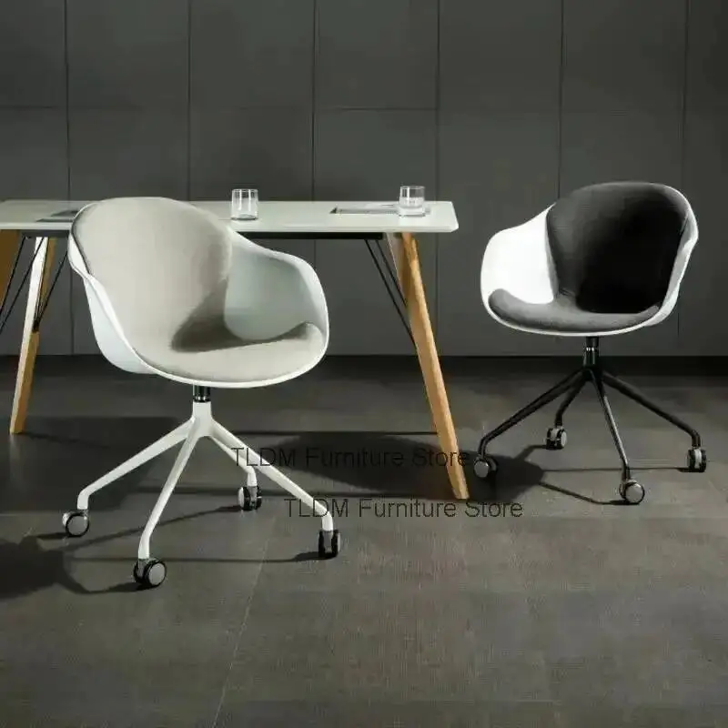 Nordic Comfortable Office Chairs Nordic Dormitory Swivel Lifting Armchair Rotatable Computer Chair Gaming Chair Office Furniture