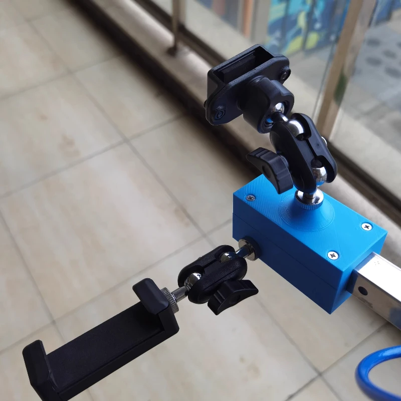 Me08 Yagi Antenna Tripod 1/4 Port Fixed Clamp 18-20mm Square Tube Yagi Antenna Fixed Clamp