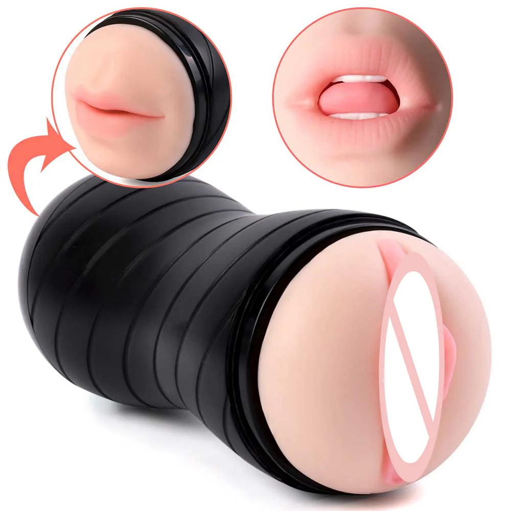 Sexy Toys for Men Masturbatory Cup Male Masturbator Realistic Mouth Anal Sex Toys Sex Machine Snail Aircraft Cup sexy toys