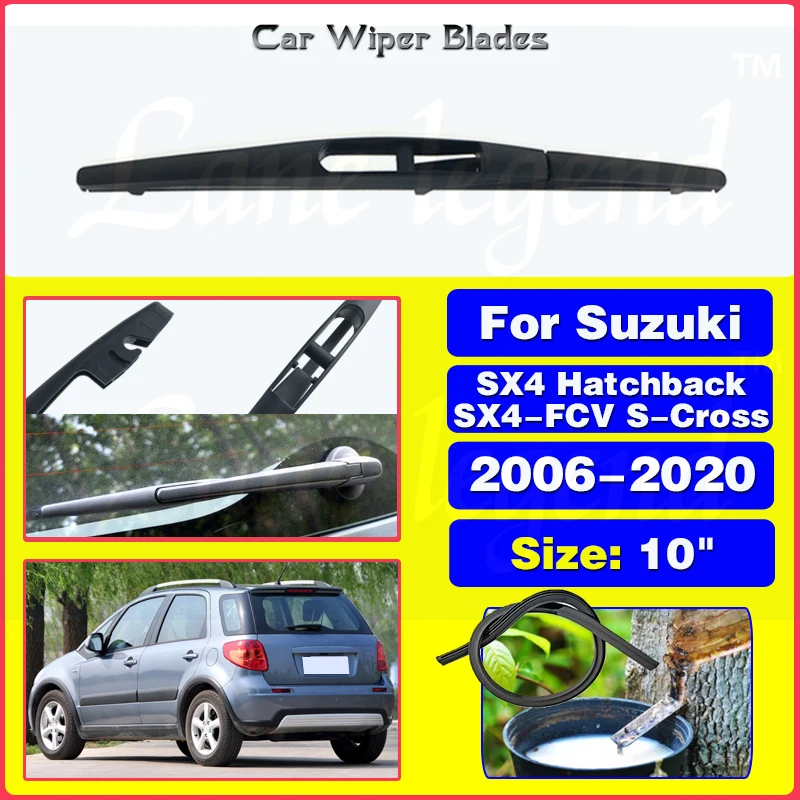 

Car Wiper For Suzuki SX4 Hatchback SX4-FCV S-Cross 2006 - 2020 Rear Wiper Blade Windshield Windscreen Window Car Accessories 10"