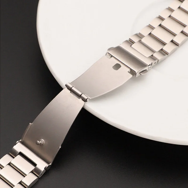 Edelstahlarmband für Samsung Galaxy Watch 8 Classic 46 mm Metallarmband Correa für Samsung Watch 8 40 mm 44 mm Band