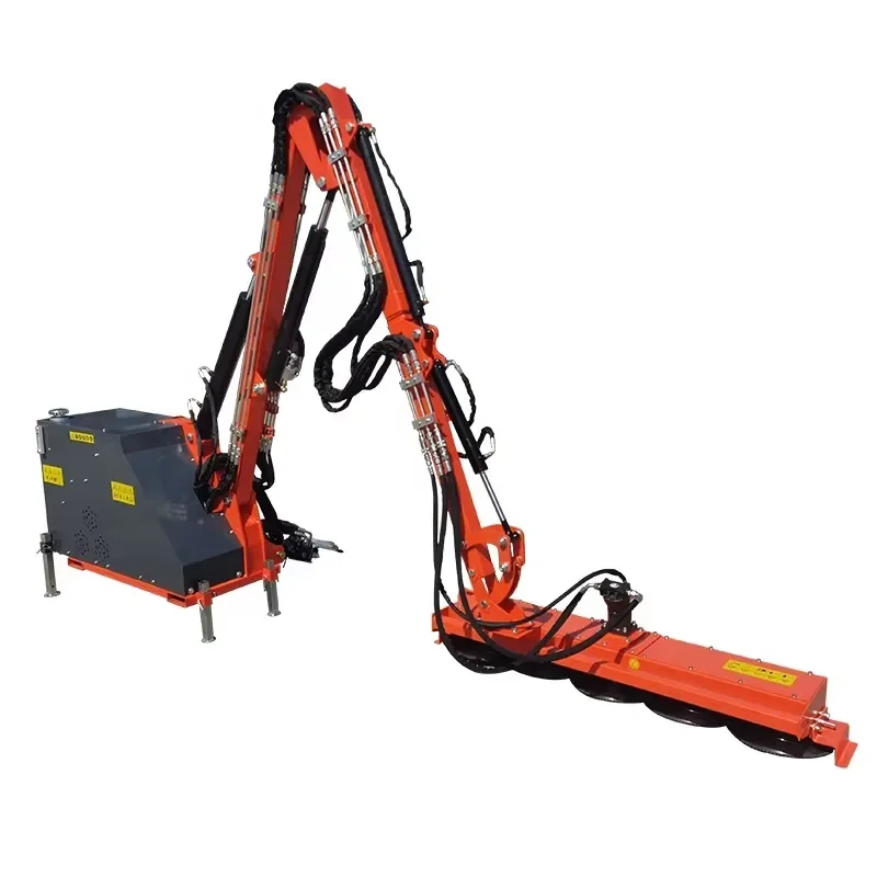 Heavy Brush Cutter & Mini Hedge Trimmer with PTO Engine Motor & Bearing for Tractor/Skid Steer-6m Reach Lawn Care Tool