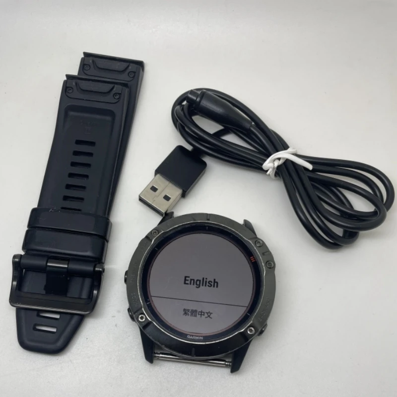 Used garmin fenix6X Sapphire solar Heart rate monitoring GPSGLONASSGPS marathon Pulse Ox pulse oximetry gyroscope Smart Watch