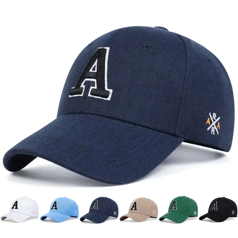 

Unisex Letter Embroidery Baseball Cap Spring and Autumn Snapback Hat Adjustable Casual Cap Sunscreen Hat
