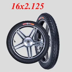 Electric Bicycle 16x2.125 Tire  Inner Outer Tube 16 Inch 57-305 CST Explosion Proof Wear Resistant Tyre Parts