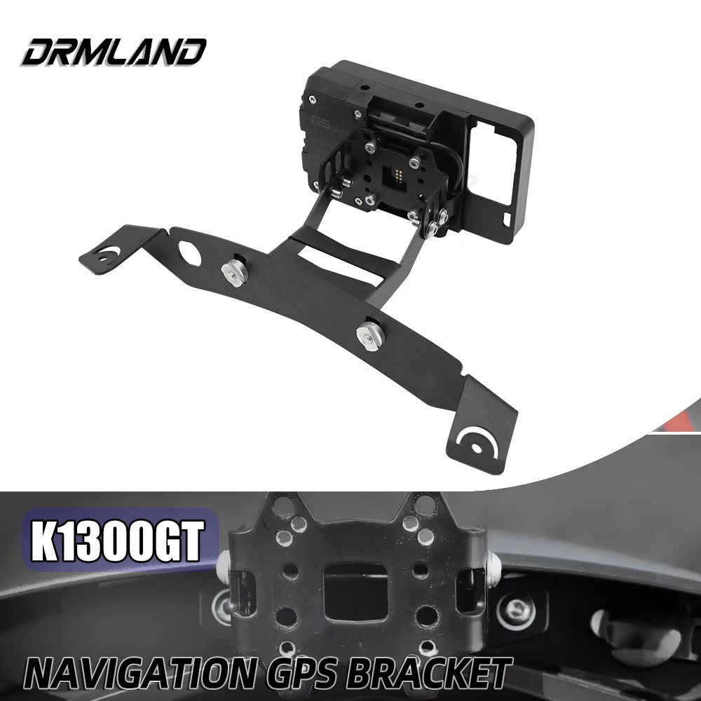 Phone Holder For BMW K 1200 1300 GT K1200GT 2006 - K1300GT Motocycle Navigator Bracket Adjustable Angle Mobile GPS Support kit