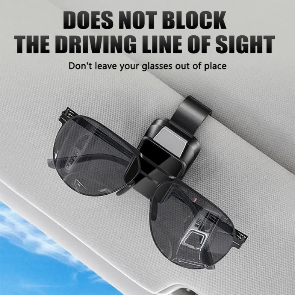 

Press Switch Car Glasses Clip Stable Shock-proof Automotive Hanger Durable Lossless Installation Car Sunglasses Holder