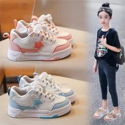 Scarpe Casual stringate con suola morbida traspirante per ragazzi, scarpe Casual sportive all'aperto EVA primavera e autunno per ragazze, taglie 27-38