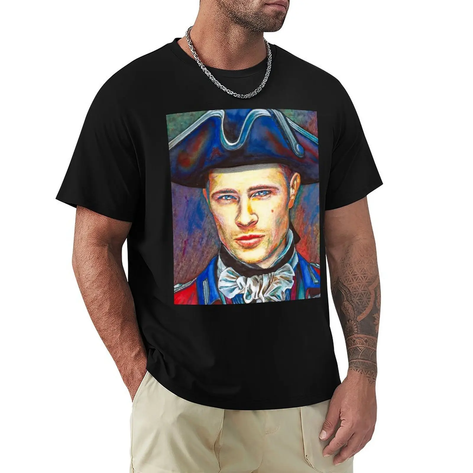 Lord John Grey (Outlander) Original artwork T-Shirt Anti-Perspiration Workout Top