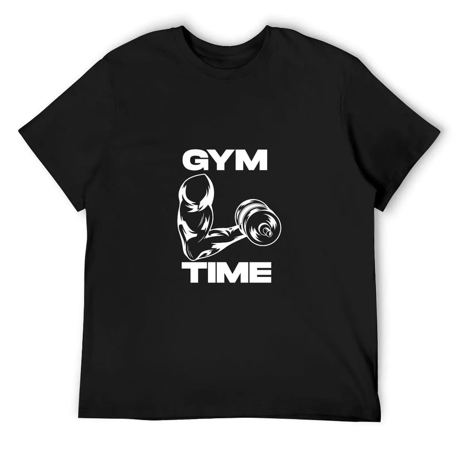 

Gym Time T-Shirt cotton graphic tees vintage anime shirt mens t shirt graphic