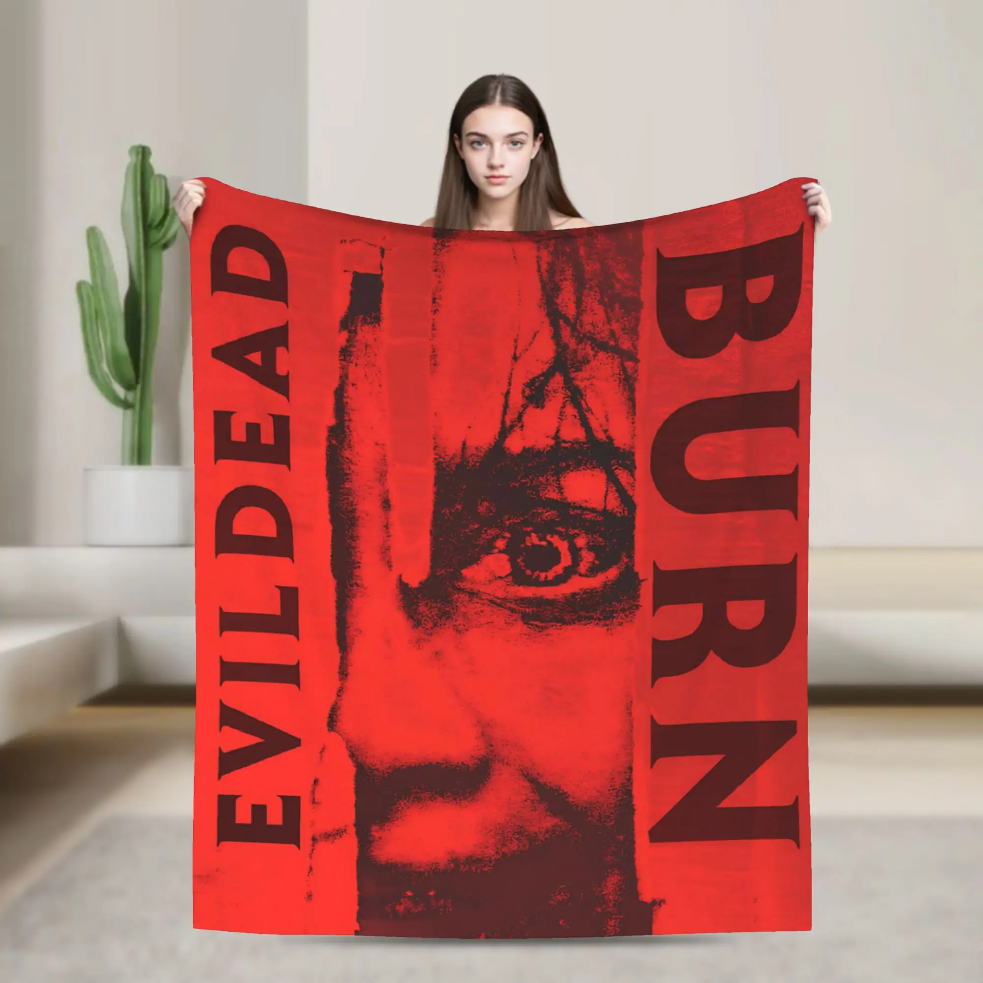 Evil Dead Burn Blanket Ultra Soft  Throw Blankets for Bed 50x60 Inch Multi-size Bedding Throws