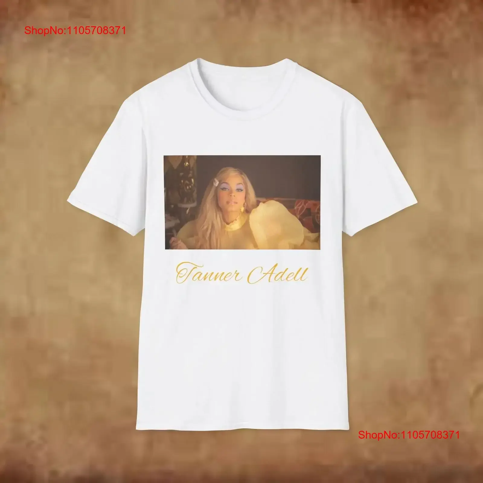 Tanner Adell Portrait Vintage Style Concert or Music Festival T Shirt vintage Washed Soft Casual Stylish Breathable Unisex