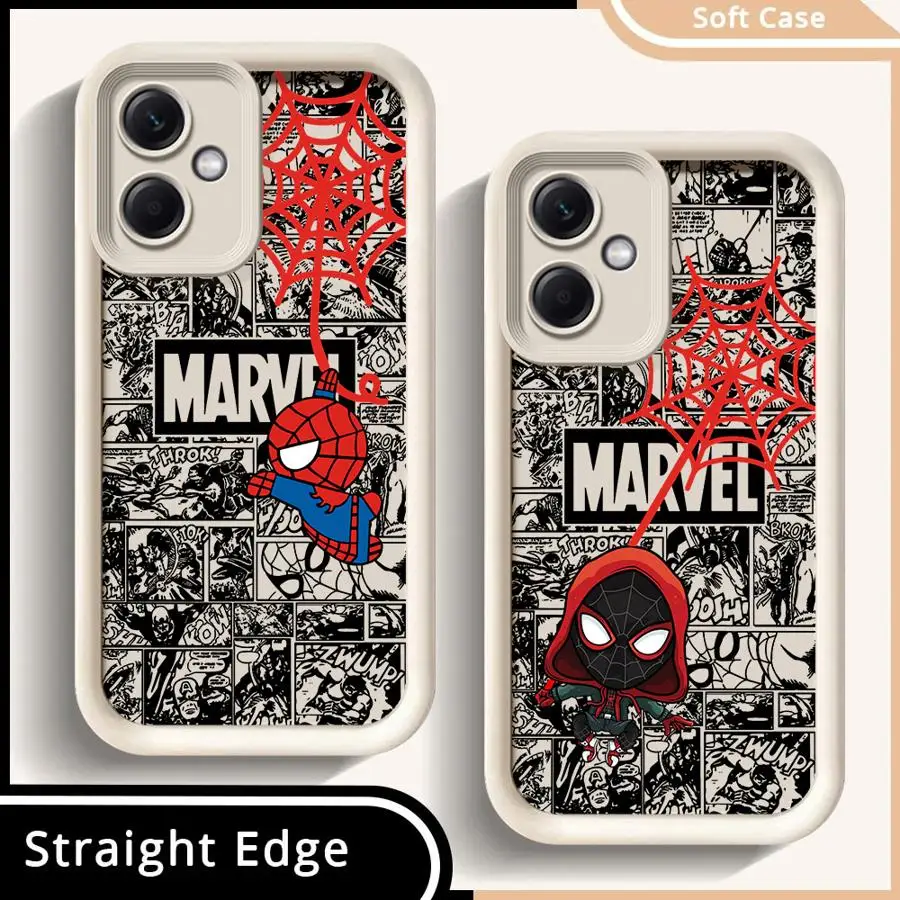 

Hot Marvel Spiderman Soft Cover Phone Case for Xiaomi Redmi Note 12 11S 13 14 Pro Plus 11 12S 11Pro 10 13Pro 10S