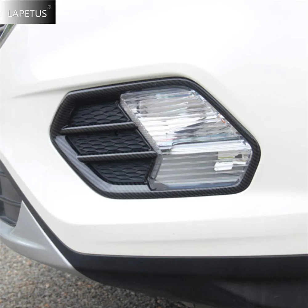 

For Ford Kuga / Escape 2017 2018 2019 Chrome Front Bumper Head Fog Lights Lamps Frame Cover Decor Trim Fit Exterior Accessories