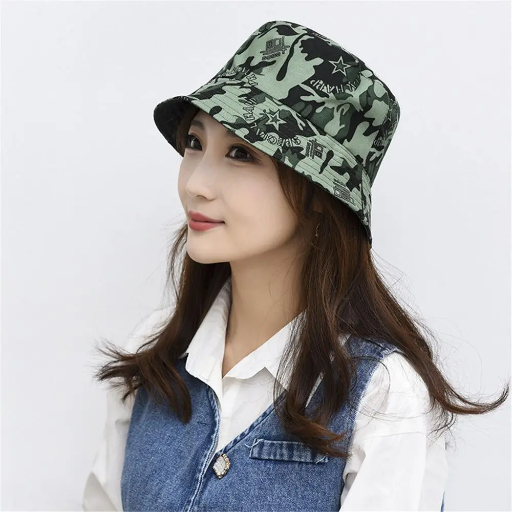 Men Women Anti-UV Wide Brim Beach Cap Sun Hat Bucket Hat Fisherman Cap