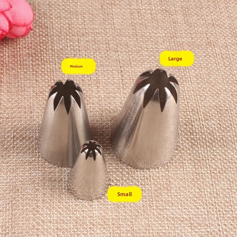 

Baking Tools Eight-Tooth Blueberry Yam Cookie Cookie Doughnut Filling Nozzle Set Kitchen Cooking Utensils Pastry Bag Tips