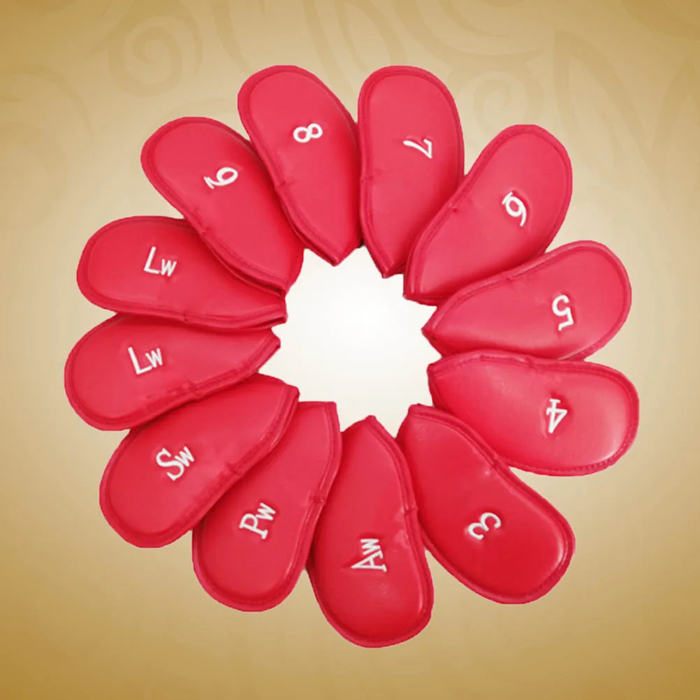 

Iron Covers Club Head Cover irons sets Club Headcovers Set PU Iron Cover Iron Head Covers