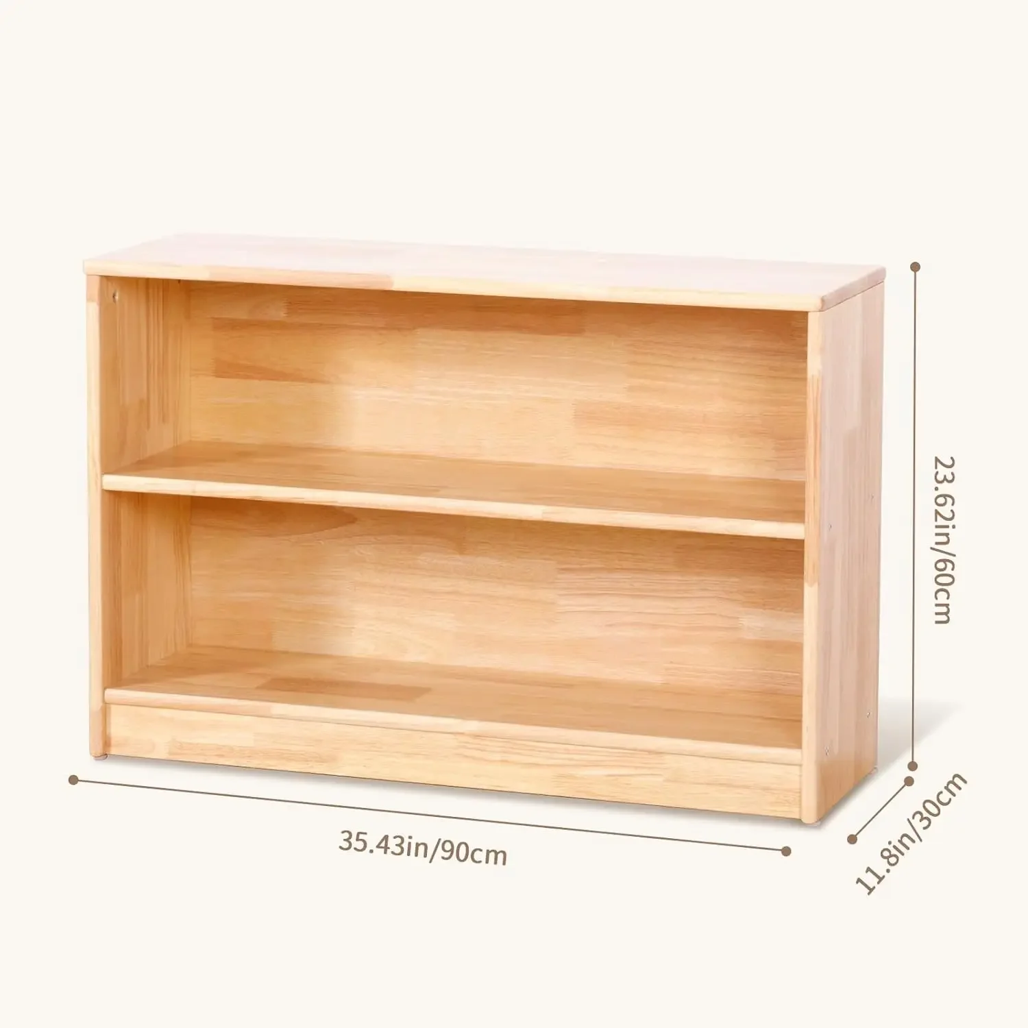 Wood Montessori Shelf and Toy Storage, 35.4