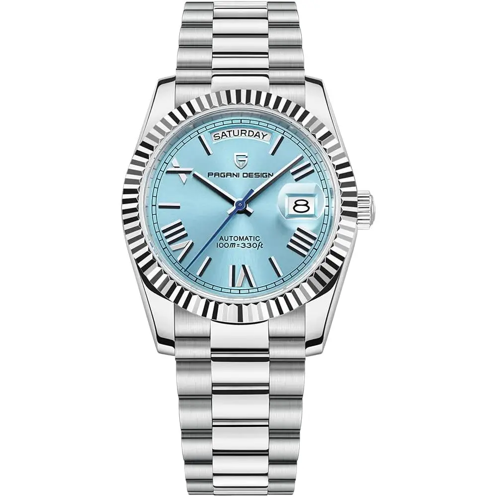 

Мужские часы LACZ DENTON Design DD36, роскошные автоматические часы с сапфировым стеклом, механические наручные часы для мужчин, водонепроницаемость 10 бар, механизм ST16.