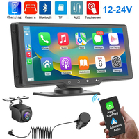 10.26 Inch Touch Screen Portable Car Stereo Radio Wireless Apple Carplay Android Auto USB TF Bluetooth Link Radio Touch Screen