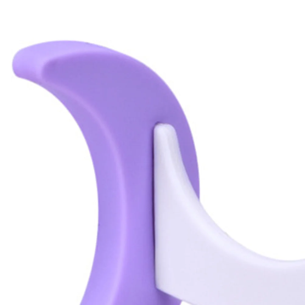 

1pc Bikini Razor Premium Plastic Silicone Shaver Crescent Shape Hair Removal Tool For Underarm Body Shaving Ladies