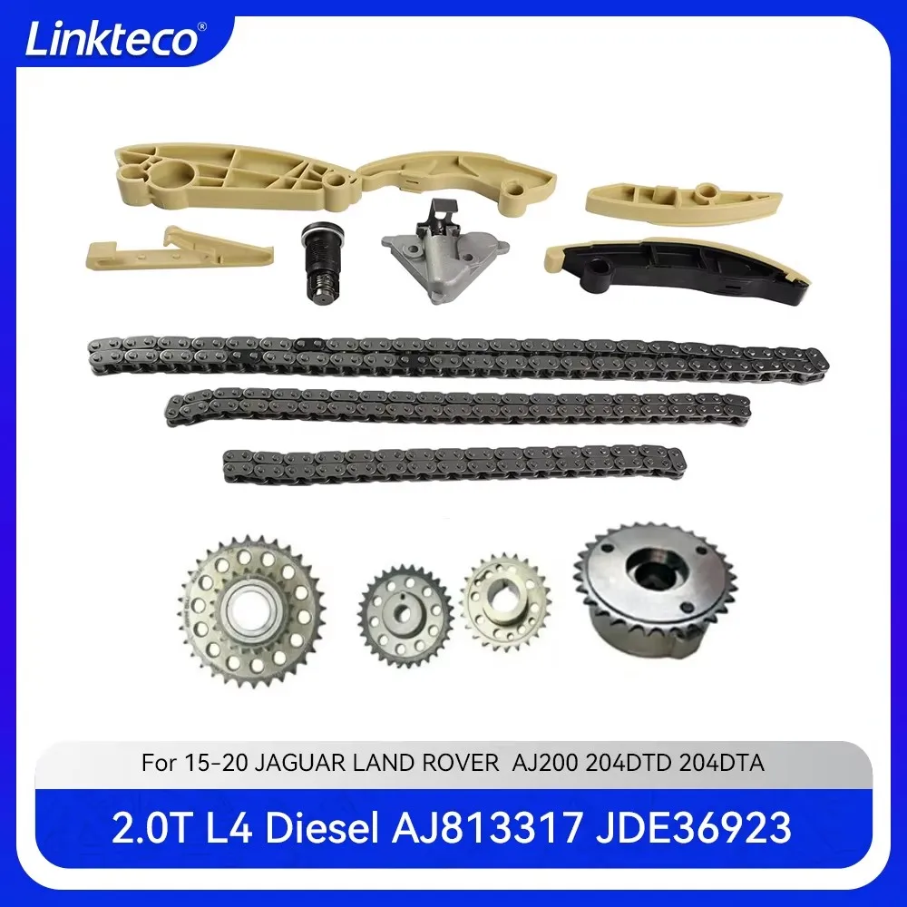 Kit de corrente de distribuição do motor, engrenagem vvt para 14-20 2.0 t l diesel aj200 204dt jaguar land rover E-PACE xe xf descoberta range rover 2.0t