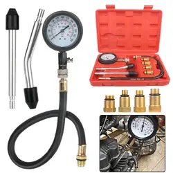 Car Cylinder Tester Kit Automotive Compression Tester M18 Pressure M10 Adapter M12 Tool Detection With Cylinder M14 A2n2