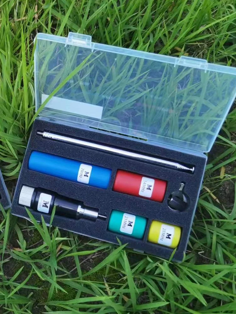 Multi Band Portable&Vehicle Mounted Shortwave Antenna 7/14/21/28MHz Car Shortened Enhanced GP Telescopic Antenna HAM SPACE MA-01