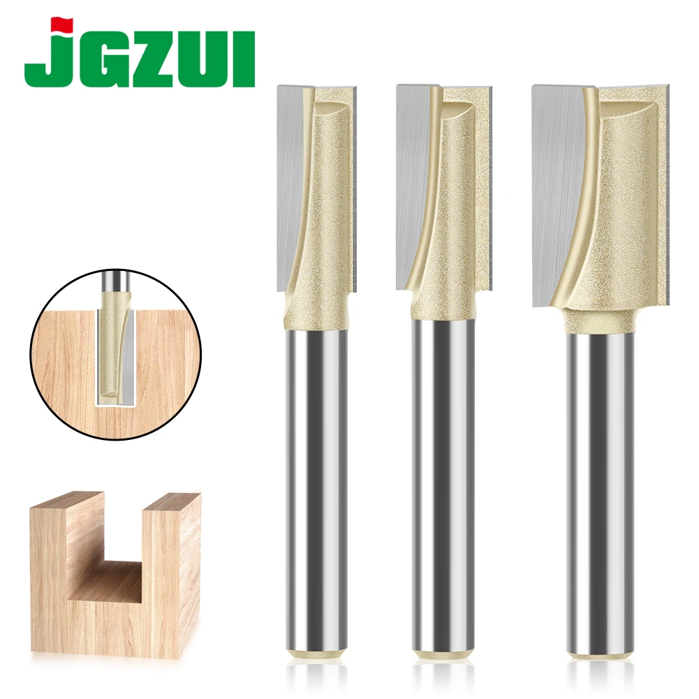 Professional 1/4′′ Shank 1/2′′ Shank Slotting Cutter Router Carpentry Tool Set fresa,Milling Cutter Cleaning Bottom Bit For Wood