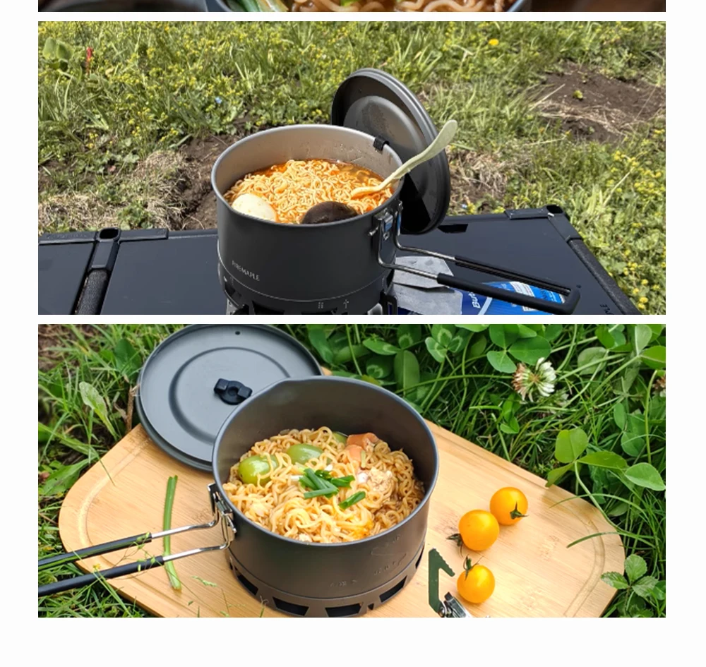 Fire-Maple Petrel Ramen Pot, ultraleichter Wärmetauscher, leichter tragbarer Topf für Wandern, Reisen, Camping, Rucksackreisen – Detail 7
