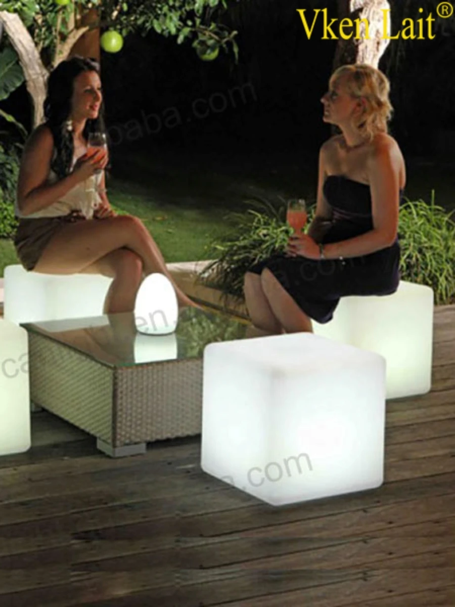 LED Lighting Cube Chair  30*30*30cm VC-A300