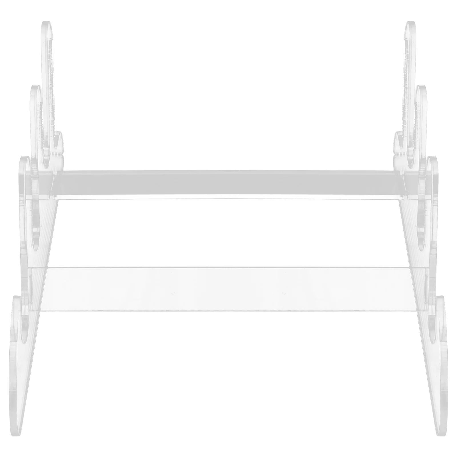 

Clear Acrylic Computer Keyboard Stand Display Holder Durable Transparent Keyboard Storage Suitable for Office Home Use