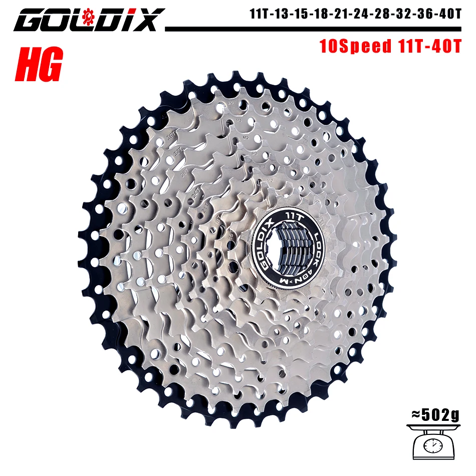 GOLDIX MTB Cassette 8/9/10/11/12 Speed 36/40/42/46/50/52T K7