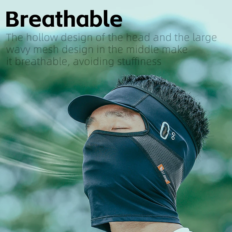 WEST BIKING Summer Ice Silk Cy - Head Gear Running ulasan dan harga