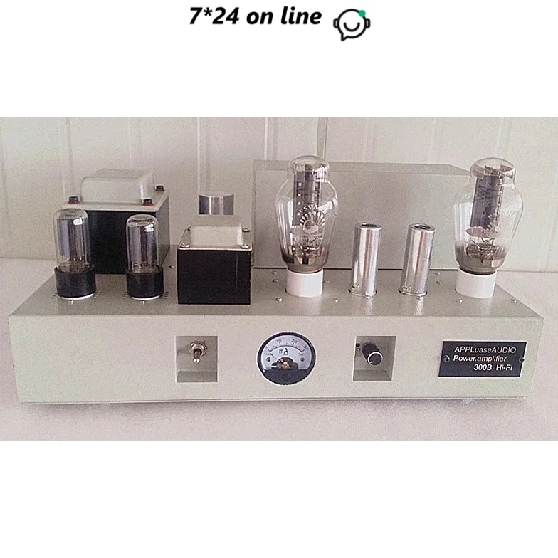 

Single-ended Class A 6F3 + 300B amplifier amplifier, frequency response range 15HZ-28KHZ, distortion 1.5% (1kHz)