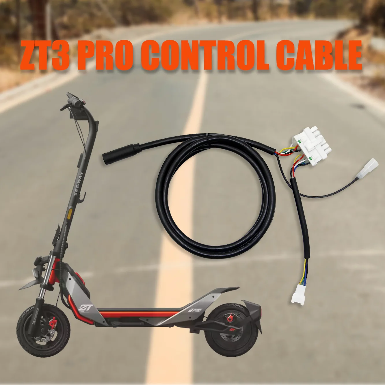 Controller-Kommunikationskabel für Ninebot ZT3 Pro Scooter, Display-Datenkabelbaum, OEM-Ersatzteil, 6-polig