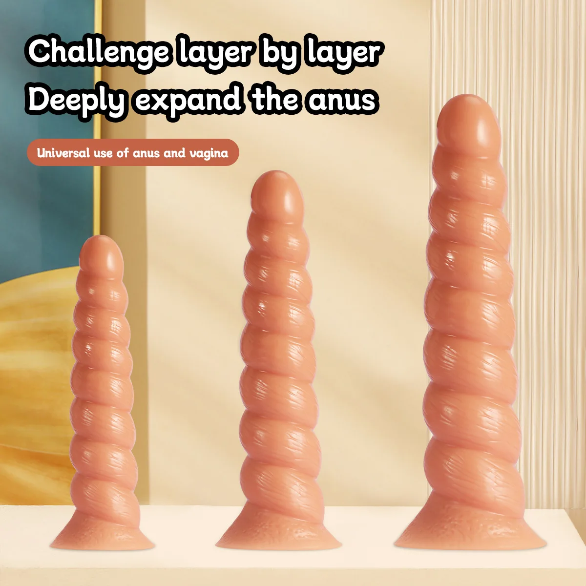 قضبان اصطناعية بمقبس شرجي من السيليكون مع كوب شفط لتحفيز المهبل والشرج بمقبس مؤخرة كبيرة ألعاب جنسية موسع شرجي ناعم للنساء والرجال #6