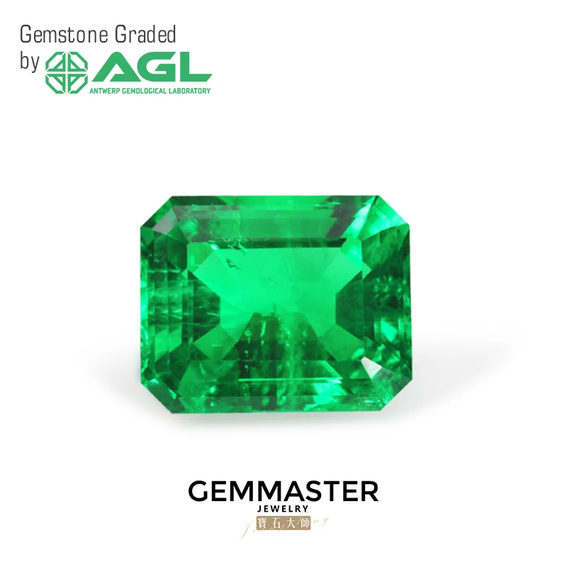 

Emerald Cut Lab Grown Emerald VVS VS Green Gemstone Colombia Color Hydrothermal Lab Emerald With Certificate