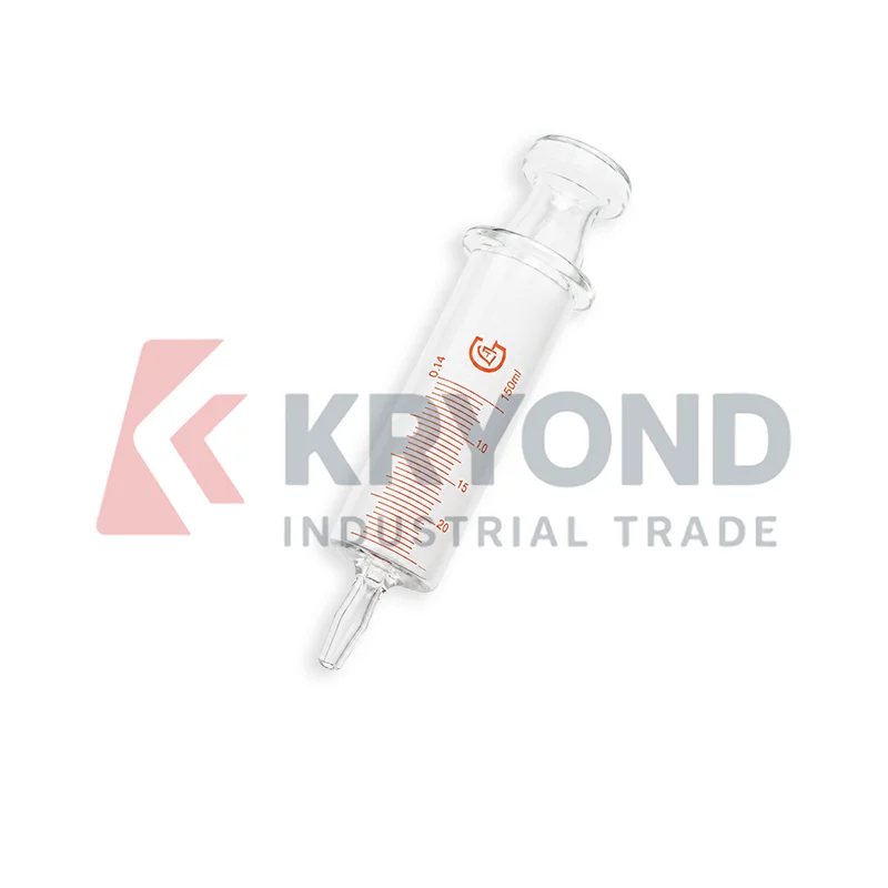 Glass Syringe 150ml Large Caliber Ruhr Locks Laboratory Equipment Accessory Research Use Application Series Pack Handling Tool