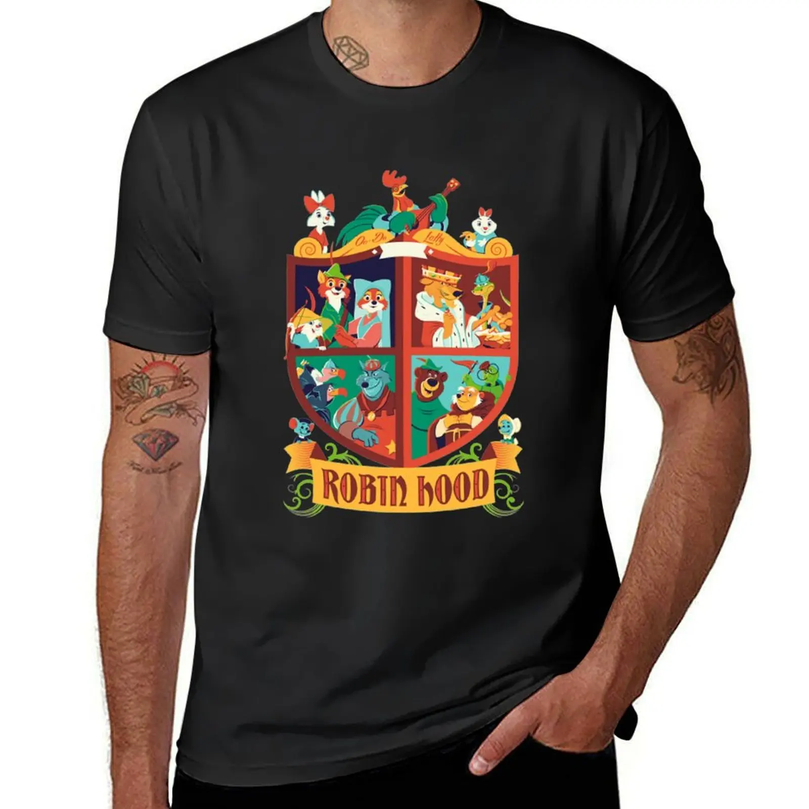 Robin Hood Family T-Shirt for a boy Aesthetic clothing customs design your own plus size tops t shirts for men cotton